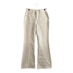 Universal Thread Women's Flared jeans High-Rise Stretchy Denim white